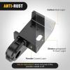 imageNilight Shackle Hitch Receiver 2Inch 45000 LBs Breaking Strength 34 D Ring Trailer Fasten Pin Heavy Duty Solid Recovery Towing Kit for Trucks Jeeps OffRoadToyota Tacoma Tow Hook