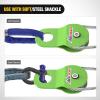 imageNilight Shackle Hitch Receiver 2Inch 45000 LBs Breaking Strength 34 D Ring Trailer Fasten Pin Heavy Duty Solid Recovery Towing Kit for Trucks Jeeps OffRoadWinch Snatch Block 8T