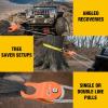 imageNilight Shackle Hitch Receiver 2Inch 45000 LBs Breaking Strength 34 D Ring Trailer Fasten Pin Heavy Duty Solid Recovery Towing Kit for Trucks Jeeps OffRoadWinch Snatch Block 10T