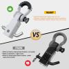 imageNilight Shackle Hitch Receiver 2Inch 45000 LBs Breaking Strength 34 D Ring Trailer Fasten Pin Heavy Duty Solid Recovery Towing Kit for Trucks Jeeps OffRoadWhite