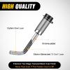 imageNilight Shackle Hitch Receiver 2Inch 45000 LBs Breaking Strength 34 D Ring Trailer Fasten Pin Heavy Duty Solid Recovery Towing Kit for Trucks Jeeps OffRoadHitch Lock Pin 12  58 Silver