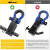 imageNilight Shackle Hitch Receiver 2Inch 45000 LBs Breaking Strength 34 D Ring Trailer Fasten Pin Heavy Duty Solid Recovery Towing Kit for Trucks Jeeps OffRoadHitch w Lock Pin Black Blue