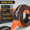 imageNilight Shackle Hitch Receiver 2Inch 45000 LBs Breaking Strength 34 D Ring Trailer Fasten Pin Heavy Duty Solid Recovery Towing Kit for Trucks Jeeps OffRoad20ft Tow Strap DRing Shackle