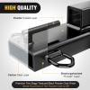 imageNilight Shackle Hitch Receiver 2Inch 45000 LBs Breaking Strength 34 D Ring Trailer Fasten Pin Heavy Duty Solid Recovery Towing Kit for Trucks Jeeps OffRoadForklift Trailer Hitch Black 43in Width