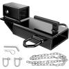 imageNilight Shackle Hitch Receiver 2Inch 45000 LBs Breaking Strength 34 D Ring Trailer Fasten Pin Heavy Duty Solid Recovery Towing Kit for Trucks Jeeps OffRoadForklift Trailer Hitch Black 43in Width