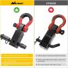 imageNilight Shackle Hitch Receiver 2Inch 45000 LBs Breaking Strength 34 D Ring Trailer Fasten Pin Heavy Duty Solid Recovery Towing Kit for Trucks Jeeps OffRoadHitch w Lock Pin Black Red