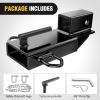 imageNilight Shackle Hitch Receiver 2Inch 45000 LBs Breaking Strength 34 D Ring Trailer Fasten Pin Heavy Duty Solid Recovery Towing Kit for Trucks Jeeps OffRoadForklift Trailer Hitch Black 43in Width