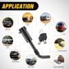 imageNilight Shackle Hitch Receiver 2Inch 45000 LBs Breaking Strength 34 D Ring Trailer Fasten Pin Heavy Duty Solid Recovery Towing Kit for Trucks Jeeps OffRoadHitch Lock Pin 12  58 Black