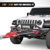 imageNilight Shackle Hitch Receiver 2Inch 45000 LBs Breaking Strength 34 D Ring Trailer Fasten Pin Heavy Duty Solid Recovery Towing Kit for Trucks Jeeps OffRoadWinch Snatch Block