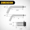 imageNilight Shackle Hitch Receiver 2Inch 45000 LBs Breaking Strength 34 D Ring Trailer Fasten Pin Heavy Duty Solid Recovery Towing Kit for Trucks Jeeps OffRoadHitch Lock Pin 12  58 Silver