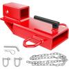 imageNilight Shackle Hitch Receiver 2Inch 45000 LBs Breaking Strength 34 D Ring Trailer Fasten Pin Heavy Duty Solid Recovery Towing Kit for Trucks Jeeps OffRoadForklift Trailer Hitch Red 43in Width