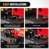 imageNilight Shackle Hitch Receiver 2Inch 45000 LBs Breaking Strength 34 D Ring Trailer Fasten Pin Heavy Duty Solid Recovery Towing Kit for Trucks Jeeps OffRoadBoltOn Tow Hooks