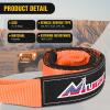 imageNilight Shackle Hitch Receiver 2Inch 45000 LBs Breaking Strength 34 D Ring Trailer Fasten Pin Heavy Duty Solid Recovery Towing Kit for Trucks Jeeps OffRoad8ft Tow Strap DRing Shackle Block