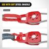 imageNilight Shackle Hitch Receiver 2Inch 45000 LBs Breaking Strength 34 D Ring Trailer Fasten Pin Heavy Duty Solid Recovery Towing Kit for Trucks Jeeps OffRoadWinch Snatch Block