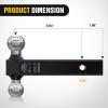 imageNilight Shackle Hitch Receiver 2Inch 45000 LBs Breaking Strength 34 D Ring Trailer Fasten Pin Heavy Duty Solid Recovery Towing Kit for Trucks Jeeps OffRoad2 hitch 2 ball