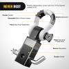 imageNilight Shackle Hitch Receiver 2Inch 45000 LBs Breaking Strength 34 D Ring Trailer Fasten Pin Heavy Duty Solid Recovery Towing Kit for Trucks Jeeps OffRoadBlackWhite