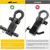 imageNilight Shackle Hitch Receiver 2Inch 45000 LBs Breaking Strength 34 D Ring Trailer Fasten Pin Heavy Duty Solid Recovery Towing Kit for Trucks Jeeps OffRoadHitch w Lock Pin Black
