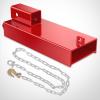 imageNilight Shackle Hitch Receiver 2Inch 45000 LBs Breaking Strength 34 D Ring Trailer Fasten Pin Heavy Duty Solid Recovery Towing Kit for Trucks Jeeps OffRoadForklift Trailer Hitch 55in width