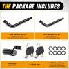 imageNilight Shackle Hitch Receiver 2Inch 45000 LBs Breaking Strength 34 D Ring Trailer Fasten Pin Heavy Duty Solid Recovery Towing Kit for Trucks Jeeps OffRoadHitch Lock Pin 12  58 Black