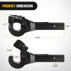 imageNilight Shackle Hitch Receiver 2Inch 45000 LBs Breaking Strength 34 D Ring Trailer Fasten Pin Heavy Duty Solid Recovery Towing Kit for Trucks Jeeps OffRoadPintle Hitch