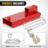 imageNilight Shackle Hitch Receiver 2Inch 45000 LBs Breaking Strength 34 D Ring Trailer Fasten Pin Heavy Duty Solid Recovery Towing Kit for Trucks Jeeps OffRoadForklift Trailer Hitch 55in width