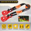 imageNilight Shackle Hitch Receiver 2Inch 45000 LBs Breaking Strength 34 D Ring Trailer Fasten Pin Heavy Duty Solid Recovery Towing Kit for Trucks Jeeps OffRoad8ft Tow Strap DRing Shackle Block