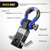 imageNilight Shackle Hitch Receiver 2Inch 45000 LBs Breaking Strength 34 D Ring Trailer Fasten Pin Heavy Duty Solid Recovery Towing Kit for Trucks Jeeps OffRoadBlackBlue