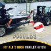 imageNilight Shackle Hitch Receiver 2Inch 45000 LBs Breaking Strength 34 D Ring Trailer Fasten Pin Heavy Duty Solid Recovery Towing Kit for Trucks Jeeps OffRoadForklift Trailer Hitch 55in width