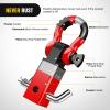 imageNilight Shackle Hitch Receiver 2Inch 45000 LBs Breaking Strength 34 D Ring Trailer Fasten Pin Heavy Duty Solid Recovery Towing Kit for Trucks Jeeps OffRoadRed