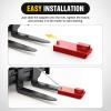 imageNilight Shackle Hitch Receiver 2Inch 45000 LBs Breaking Strength 34 D Ring Trailer Fasten Pin Heavy Duty Solid Recovery Towing Kit for Trucks Jeeps OffRoadForklift Trailer Hitch 55in width