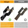 imageNilight Shackle Hitch Receiver 2Inch 45000 LBs Breaking Strength 34 D Ring Trailer Fasten Pin Heavy Duty Solid Recovery Towing Kit for Trucks Jeeps OffRoadQuick Hitch Adapter