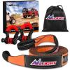 20ft Tow Strap +D-Ring Shackle