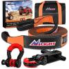 20ft Tow Strap +D-Ring Shackle +Hitch