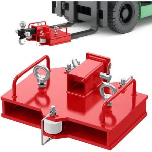 imageNilight Shackle Hitch Receiver 2Inch 45000 LBs Breaking Strength 34 D Ring Trailer Fasten Pin Heavy Duty Solid Recovery Towing Kit for Trucks Jeeps OffRoadDual Pallet Forklift