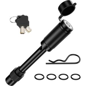 imageNilight Shackle Hitch Receiver 2Inch 45000 LBs Breaking Strength 34 D Ring Trailer Fasten Pin Heavy Duty Solid Recovery Towing Kit for Trucks Jeeps OffRoadHitch Lock Pin
