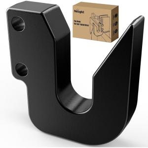 imageNilight Shackle Hitch Receiver 2Inch 45000 LBs Breaking Strength 34 D Ring Trailer Fasten Pin Heavy Duty Solid Recovery Towing Kit for Trucks Jeeps OffRoadQuick Hitch Top Hook