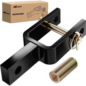 imageNilight Shackle Hitch Receiver 2Inch 45000 LBs Breaking Strength 34 D Ring Trailer Fasten Pin Heavy Duty Solid Recovery Towing Kit for Trucks Jeeps OffRoadQuick Hitch Adapter