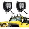 imageNilight  18001SD 4PCS 4Inch 36W Triple Row Spot LED Light Bar 3600LM Driving Lights Fog Light Led Off Road Lights for Trucks Jeep UTV ATV Marine Boat