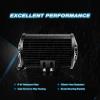 imageNilight 2PCS 5Inch 72W Double Row 7200LM Flood LED Light Bar Fog Lights With OffRoad Light Mounting Bracket Horizontal Bar Tube Clamp 2 Years Warranty