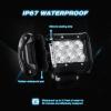imageNilight LED Light Bar 2PCS 18W Spot Led Off Road Lights With 12V 5Pin Rocker Switch 16AWG Wiring Harness Kit2 Lead  2 Years Warranty