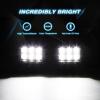 imageNilight LED Light Bar 2PCS 18W Spot Led Off Road Lights With 12V 5Pin Rocker Switch 16AWG Wiring Harness Kit2 Lead  2 Years Warranty