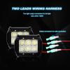 imageNilight LED Light Bar 2PCS 18w Spot Driving Fog Light With 12V 5Pin Rocker Switch 16AWG Wiring Harness Kit2 Lead  2 Years Warranty
