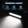 imageNilight LED Light Bar 2PCS 18w Spot Driving Fog Light With 12V 5Pin Rocker Switch 16AWG Wiring Harness Kit2 Lead  2 Years Warranty