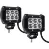 imageNilight  18001SD 4PCS 4Inch 36W Triple Row Spot LED Light Bar 3600LM Driving Lights Fog Light Led Off Road Lights for Trucks Jeep UTV ATV Marine Boat