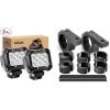 imageNilight 2PCS 4 Inch 18W Flood LED Light Bars Off Road Driving Fog Lights With OffRoad Light Mounting Bracket Horizontal Bar Tube Clamp 2 Years Warranty