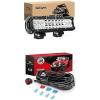 imageNilight LED Light Bar 12Inch 72W Spot Flood Combo Led Off Road Lights with 12V 16AWG Wiring Harness Kit2 Lead 2 Years Warranty