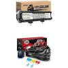 imageNilight LED Light Bar 15Inch 216W Spot Flood Combo Led Off Road Lights with 12V 5Pin Rocker Switch 14AWG Wiring Harness Kit1 Lead 2 Years Warranty