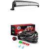 imageNilight LED Light Bar 50Inch 288W Curved Spot Flood Combo Led Off Road Lights with 12V 12AWG Wiring Harness Kit1 Lead 2 Years Warranty