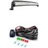 imageNilight LED Light Bar 52Inch 300W Curved Spot Flood Combo Led Off Road Lights with 12V 5Pin Rocker Switch 12AWG Wiring Harness Kit1 Lead 2 Years Warranty