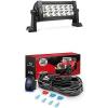 imageNilight LED Light Bar 7Inch 36W Spot Led Off Road Lights with 12V 5Pin Rocker Switch 16AWG Wiring Harness Kit2 Lead 2 Years Warranty